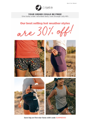 Oiselle - Top styles on sale now, your summer run just got better 😎
