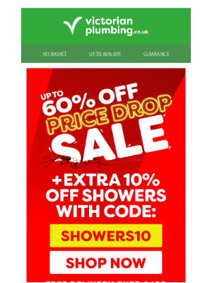 Victorian Plumbing (United Kingdom) - NEW WEEK, NEW CODE! SHOWERS10 LIVE NOW🔥
