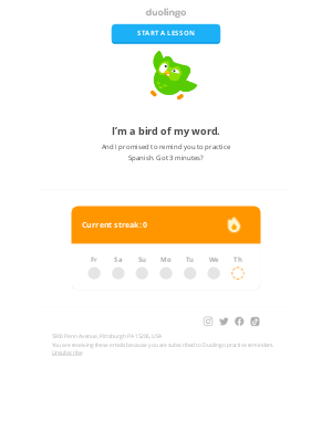 Duolingo - 👋 barbara emmi, are you over learning Spanish?