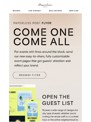 Paperless Post - New! Shareable event pages