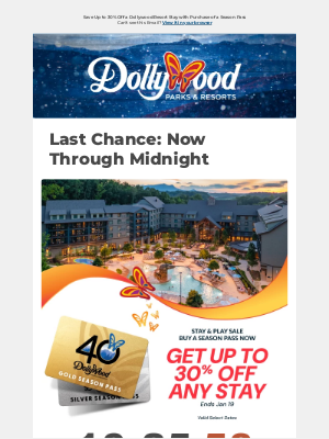 Dollywood - Stay & Play Sale Last Day