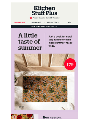Kitchen Stuff Plus - Summer Sneak Peek This Way ➡️☀️👀