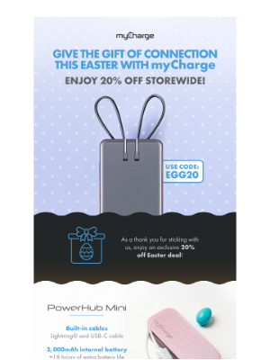 myCharge - Easter is Almost Here!
