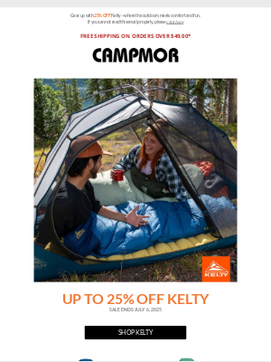 Campmor - Camp Like a Pro with Kelty 🏕️