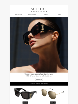 Solstice Sunglasses - 35% Off Select Saint Laurent Styles