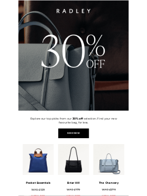 Radley (United Kingdom) - 30% off these most-loved designs