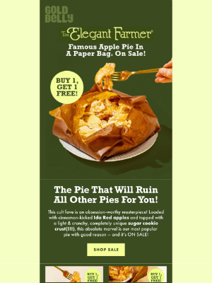 Famous Apple Pie Baked in a Paper Bag – ON SALE! 🥧