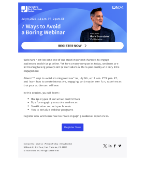 On3 Recruits - 7 Ways to avoid delivering boring webinars