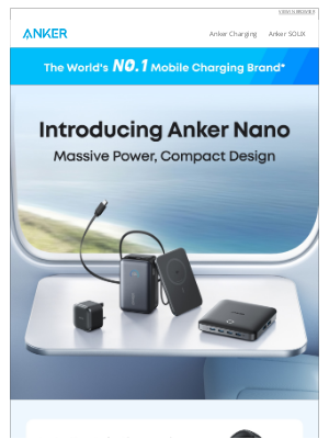 Anker - Discover the Brand-New Nano Charging Collection ⚡️