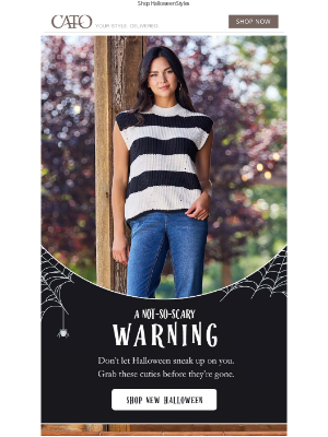 Cato Fashions - Scary-Cute Looks Just Arrived! 🎃
