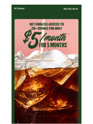 Panera Bread - ✨ Sip for $5/month for 5 mo. ✨