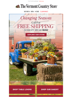 Vermont Country Store - Free shipping on all your favorites!