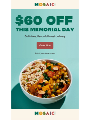 Mosaic Foods - Last chance: Grab Your $60 Savings!