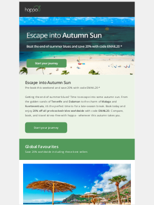 hoppa - Escape into Autumn Sun 🍂☀️