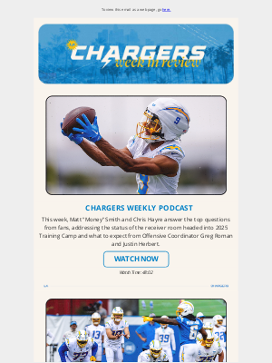 Los Angeles Chargers - ⚡Week in Review: Wide Receiver Room, Offseason Takeaways and More!