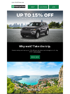 Enterprise Rent-A-Car - Take Advantage of Your Deal