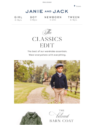 Janie and Jack - Always in style: The Classics Edit for boys