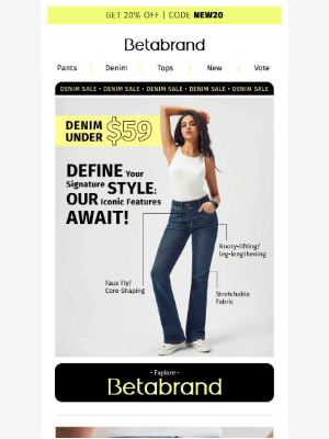 Betabrand - Define Your Signature Style in Denim That Flatters