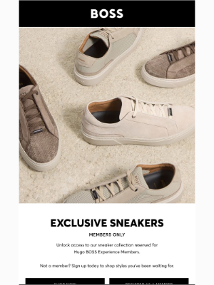 HUGO BOSS - Exclusive Members Only Sneakers