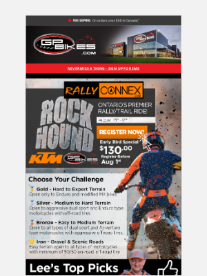 GP Bikes - 🏁 Get Ready for Rockhound Rally – Aug 15–17!