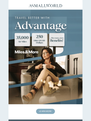 ASMALLWORLD - Jessica, have you upgraded to Advantage yet?