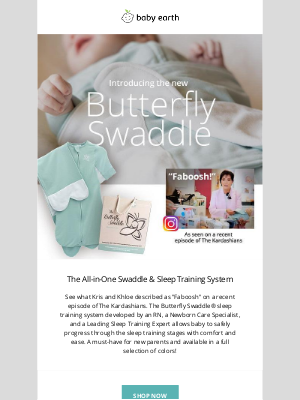 BabyEarth - 🦋 New Butterfly Swaddle® and Safe Sleep Innovations