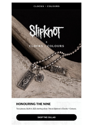 Clocks and Colours - NOW LIVE: Slipknot x Clocks + Colours