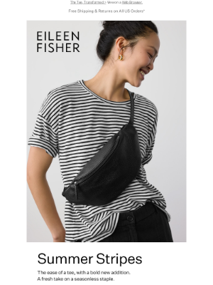 EILEEN FISHER - Nothing Says Summer Like Stripes