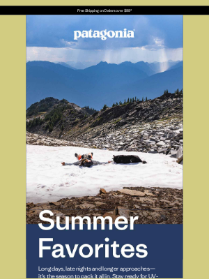 Patagonia - Top picks for summer