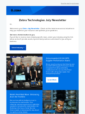 Zebra Technologies - Zebra Monthly: July 2025