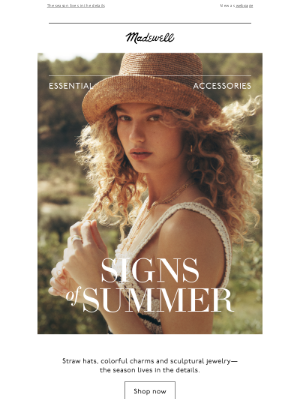 Madewell - Sign of summer: you accessorizing