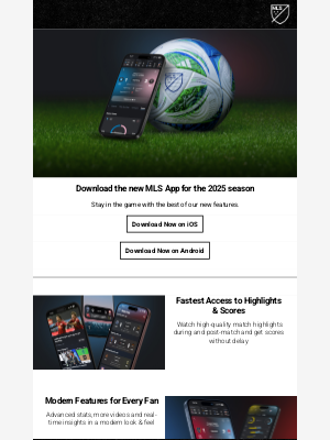 Major League Soccer - Download the new MLS App! ⚽️