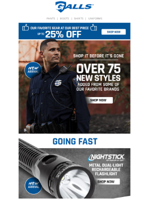 Galls - NEW, NEW, NEW + Up To 25% Off!