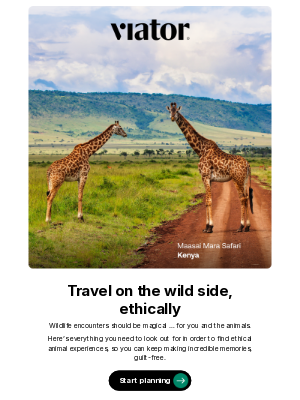 Viator - Your guide to ethical animal encounters