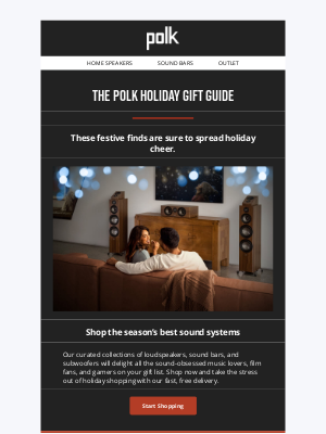 Polk Audio - 📦 Shop the Polk Holiday Gift Guide and Get Free Shipping 📦