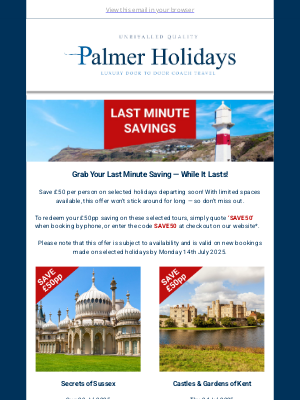 Glenton Holidays - Last Minute Savings on Selected Holidays