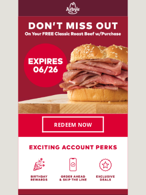 Arby's - ⏳ The time is now! 😲