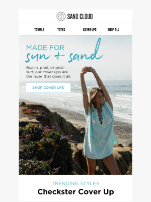 Sand Cloud Towels - THESE Ponchos & Cover Ups = Summer Staples