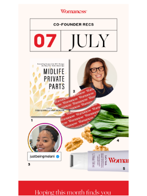 Womaness - 5 ways to celebrate July🌻