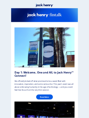 Jack Henry & Associates - Welcome, One and All, to Jack Henry™ Connect!