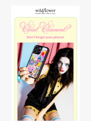Wildflower Cases - make room for your new faves 🧺