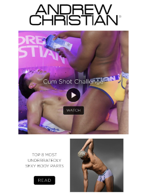 Andrew Christian - NEW VIDEO: Cum Shot Challenge 💦