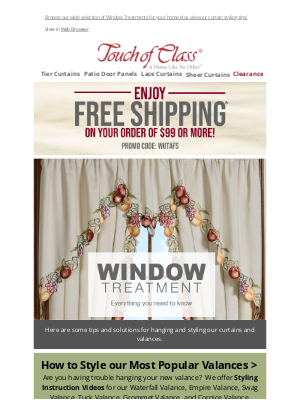 Touch of Class - Window Treatments and Window Solutions