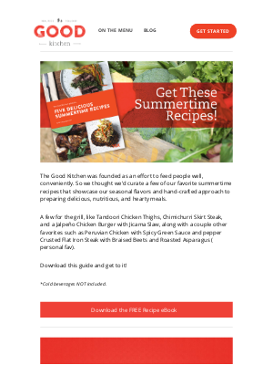 The Good Kitchen - Summer is just around the corner! 😎 🍔