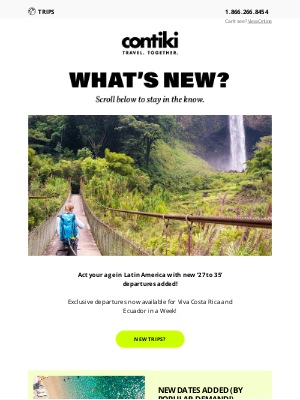Contiki (India) - New trips, but where??