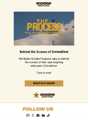 Rockstar Energy Drink - LIVE NOW: Episode 2 of The Process!