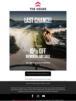 Altrec.com - Don't Miss Out on the Last Day of Our Memorial Day Sale - Limited Quantities Available!