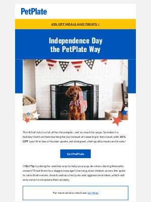 PetPlate - It’s our 4th of July Sale!