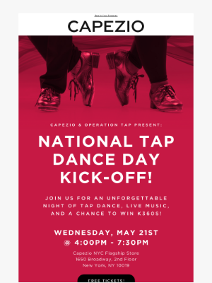 NATIONAL TAP DANCE DAY KICK-OFF in NYC!