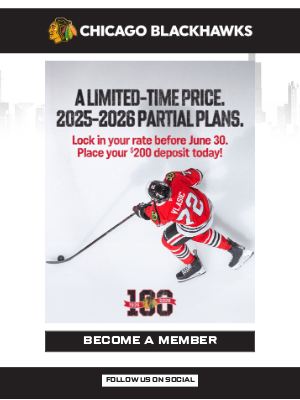 NHL - ⏳ Lock in Your Partial Plan Price Before June 30